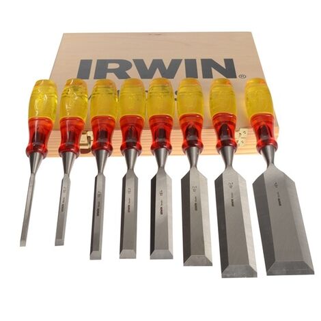 MM_UNVERIFIED_BRAND IRWIN Marples M373 Bevel Edge Chisel Set of 8