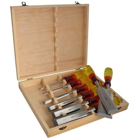 IRWIN Marples M373 Bevel Edge Splitproof Chisel Set 8 piece