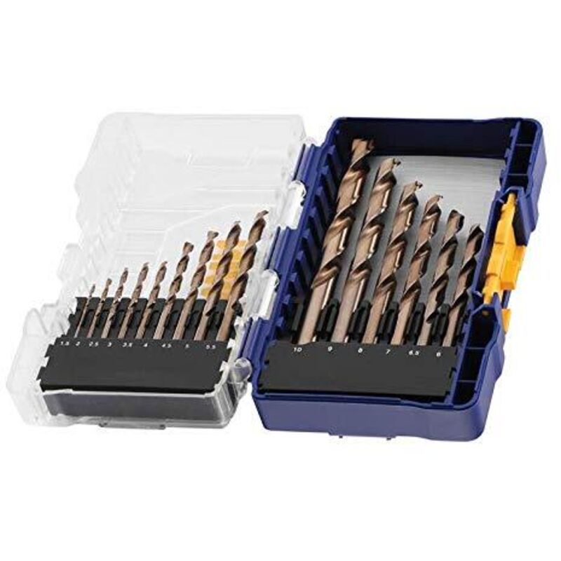 Zestaw Wierteł 15szt. Cobalt 1.5-10mm - Irwin