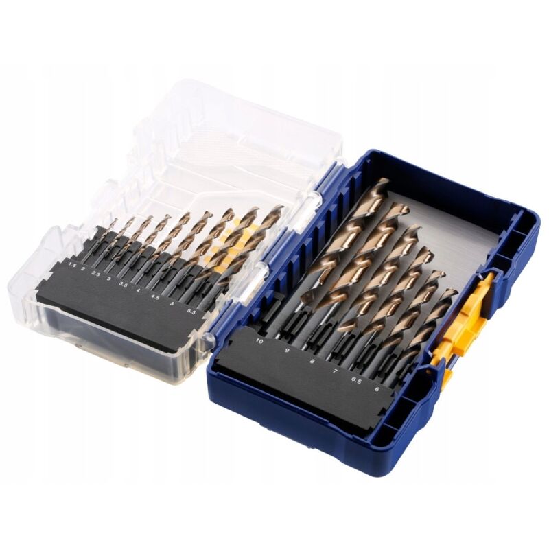 Irwin - Zestaw 15szt. 1.5mm, 2mm, 2.5mm, 3mm, 4mm, 4.5mm, 5mm, 5.5mm, 6mm, 6.5mm, 7mm, 8mm, 9mm, 10mm