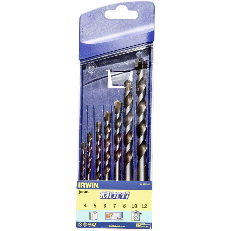 Tools 10501940 Hartmetall Mehrzweckbohrer 4 Mm, 5 Mm, 6 Mm, 7 Mm, 8 Mm, 10 Mm, 12 Mm Zylind - Irwin
