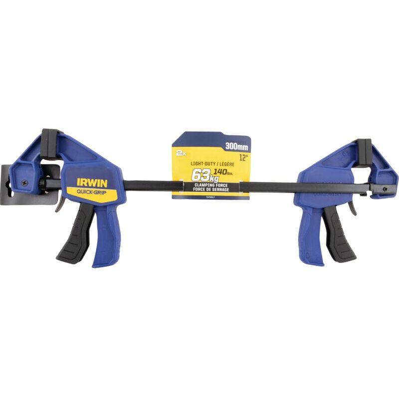 Mini Quick Grip Clamps 12'/300mm, Pack of 2 - Irwin