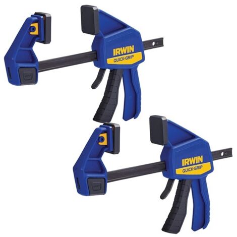 IRWIN® Quick-Grip® Quick-Change™ Medium-Duty Bar Clamp 300mm (12in) (Twin Pack) Q/G5122QC