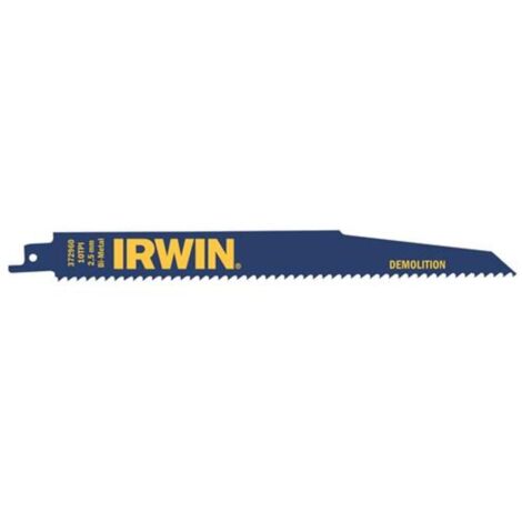IRWIN Säbelsägeblatt 225 mm 6 TPI / für Abbrucharbeiten (5 Stück)