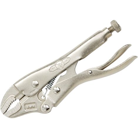 IRWIN T1002EL4 Long Curved Needle Nose Pliers with Crimping Function, 100 mm Length, 25 mm Jaw Capacity