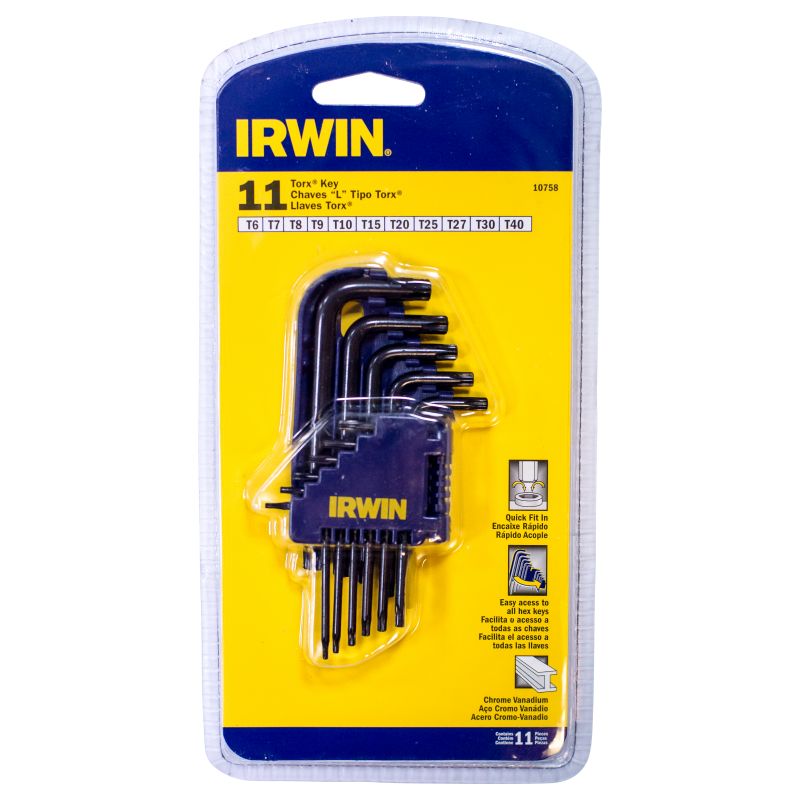 

Irwin - T10758 Jgo. Llaves Torx T6-T40