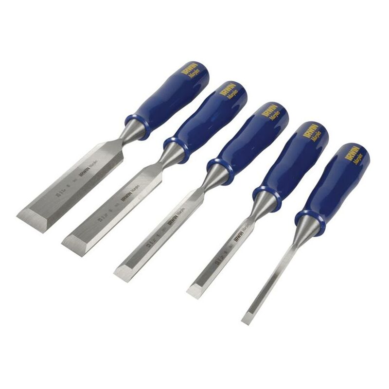 Irwin - Marples TM444/S5 M444 Bevel Edge Chisel Blue Chip Handle Set 5 Piece MAR444S5