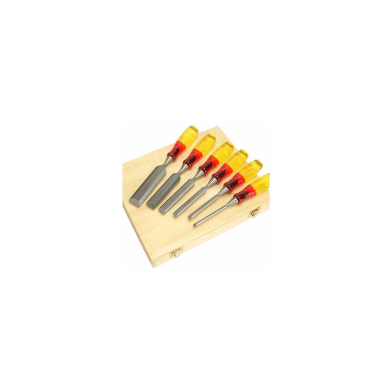 Irwin - M373 Bevel Edge Chisel Splitproof Handle Set of 6