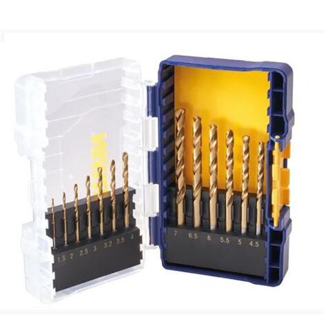 Irwin Tools 13 Piece HSS Pro TitaniumDrillbit