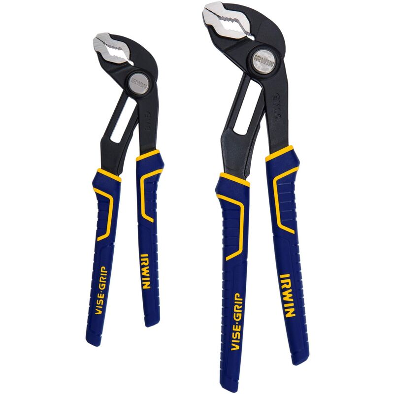 Image of Vise-grip GrooveLock Pliers Set, V-Jaw, 2 Piece, 2078709 by Tools - Irwin