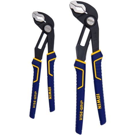 IRWIN VISE-GRIP GrooveLock Pliers Set, V-Jaw, 2 Piece, 2078709 by Irwin Tools