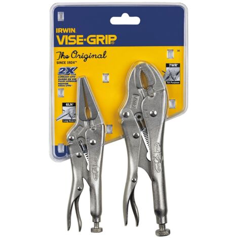 IRWIN Vise-Grip - Pinze di bloccaggio originali con tagliafili, 2 pezzi, 36