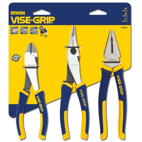 IRWIN Vise-Grip Pro Pliers Set, 3 Piece VIS10505483