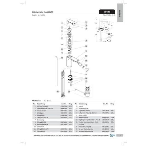 IS Abdeckkappe Strada, Multiport Kart., Chrom