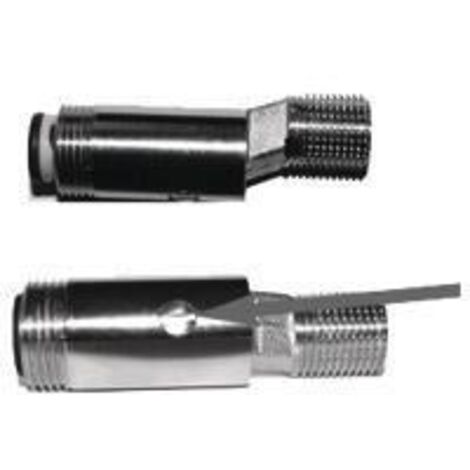 IS Absperrbarer S-Anschlu脽, 1 Stck., Ceraplus, Vernickelt