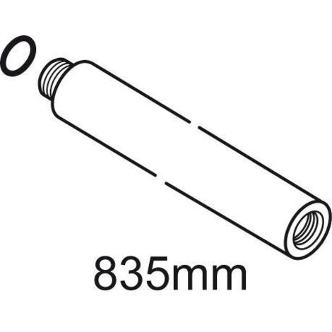 IS Brausestange, d:25, Abstand L=835mm, Chrom