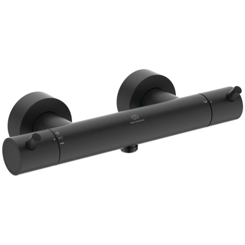 Ideal Standard Is Brausethermostat Ap Ceratherm T125 Pin-griffe Silk Black