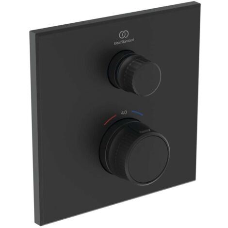 IS Brausethermostat UP Ceratherm Navigo 1 Verbraucher Eckig Silk Black