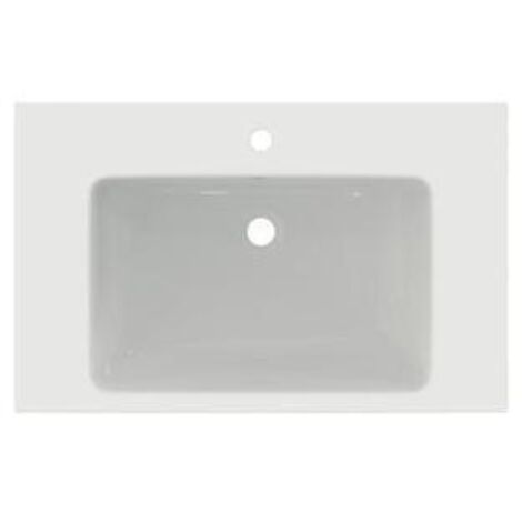IS Möbelwaschtisch i.life B 1Hl. m.Ül. 810x510x180mm Weiß mit IdealPlus