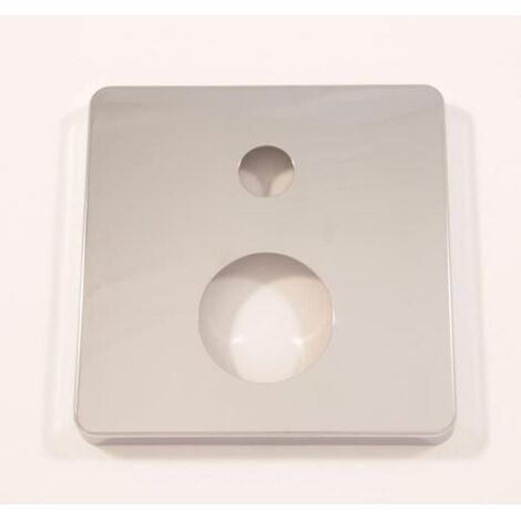 IS Rosette, quadratisch, B/S Easy-Box, Chrom