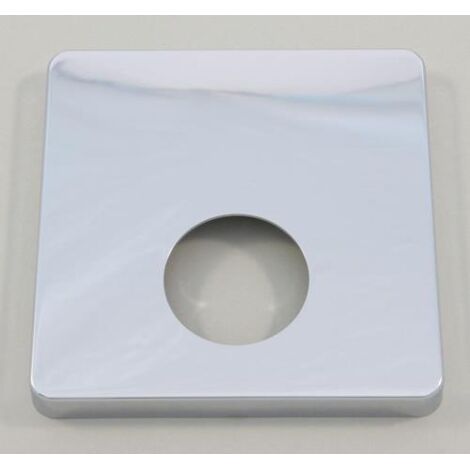 IS Rosette, quadratisch, Brause BS2 Easy-Box, Chrom