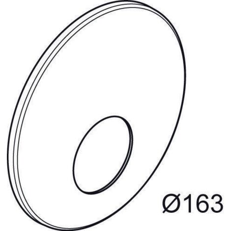 IS UP-Rosette D163 Brause, Chrom