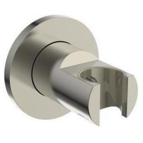 IS Wandhalter Idealrain Atelier runde Rosette f.Handbrause Silver Storm