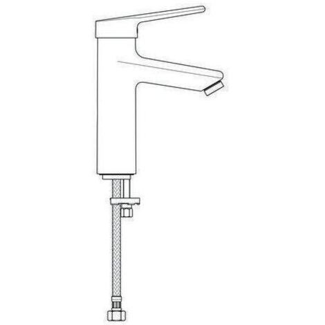 IS WT-Armatur CERAPLUS 2, Grande o.Ablgarn., Ausld. 123mm, chrom