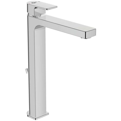 IS WT-Armatur Edge, m.verl. Sockel, 5 l/min., m.Ablgarn., Ausld.165mm, Chrom
