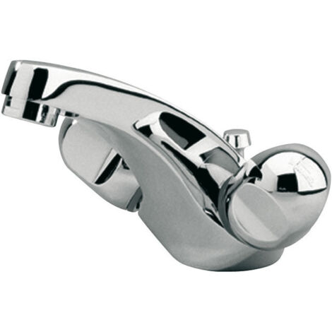 IS Zweigriff-WT-Arm. Alpha, m.Ablgarn., Ausld. 120mm, Auslaufhöhe 90mm, Chrom