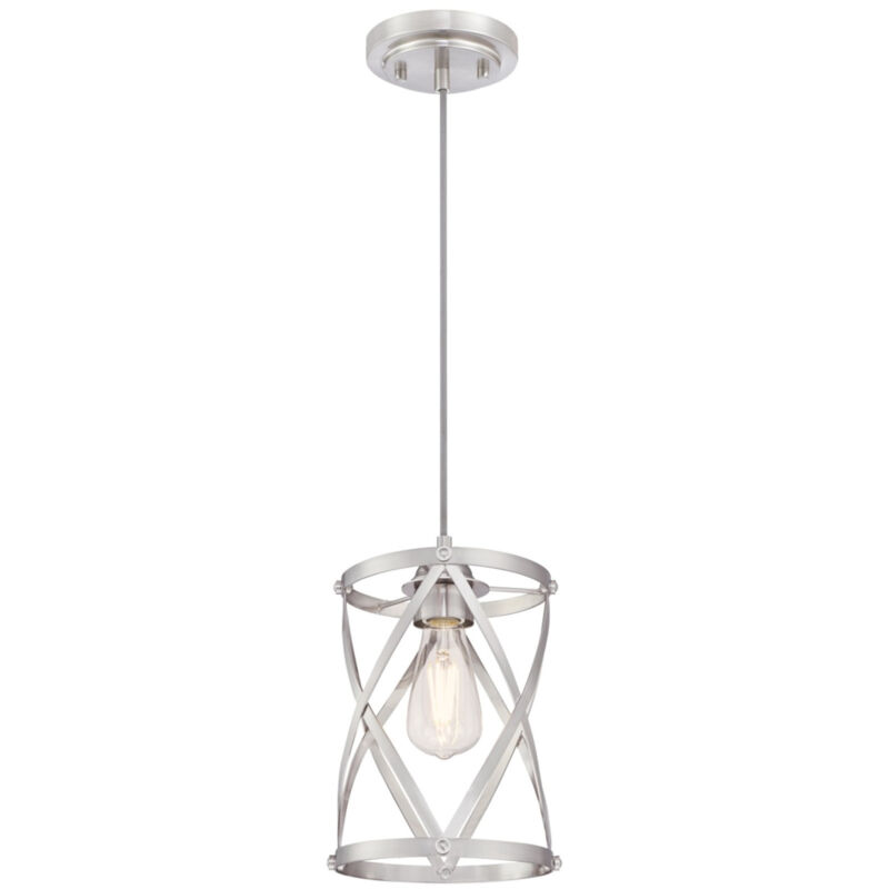Image of Isadora pendant light, matt nickel