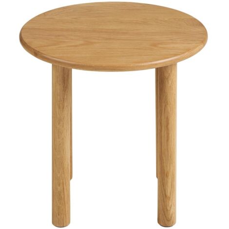 Iselin table basse table d’appoint Ø40 cm chêne.