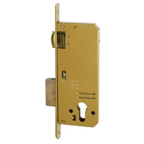 ISEO 280N SERRATURA INF P/LEGNO RULLO REG E40 OTTONATA