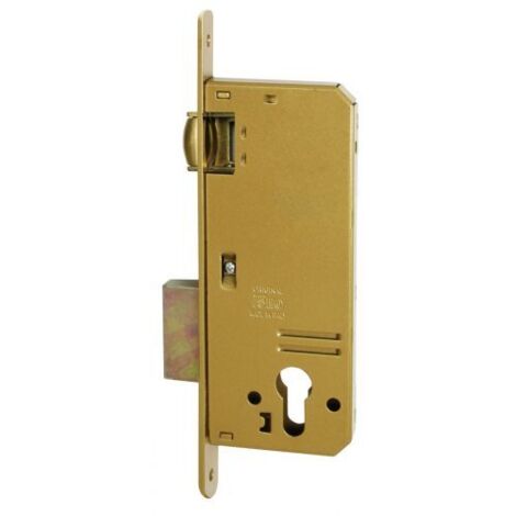 ISEO 280N SERRATURA INF P/LEGNO RULLO REG E50 OTTONATA