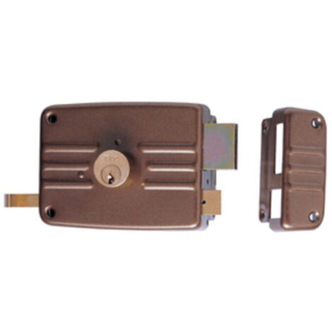ISEO 431E SERRATURA PORTON CIL INT EST FISSO DX 70 MM- ISEO SERRATURE- 2,0 pz