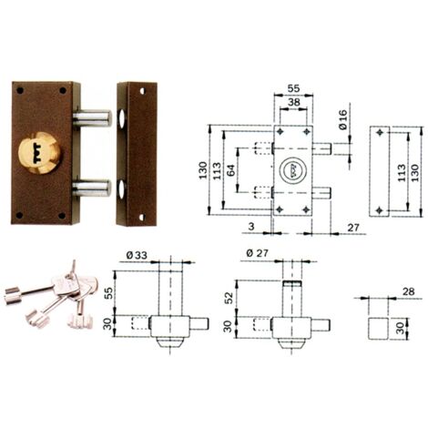 Iseo 910215 Dev Vis Lat Pompa Mm60 S/A