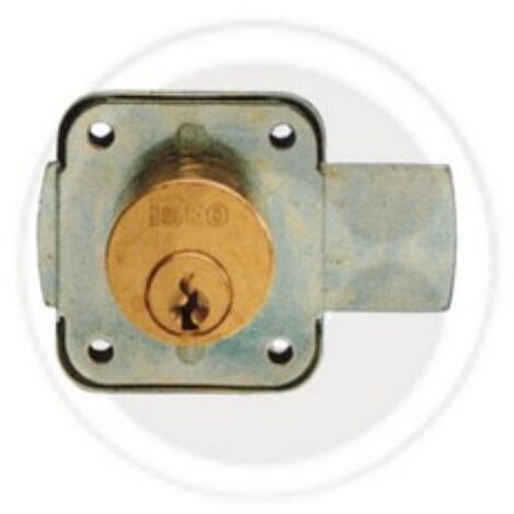 Iseo art 107.214 serrure droite pour meubles portes en fer meubles en acier galvanisA