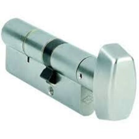 ISEO BOMBILLO F5 POMO PLANO DOBLE EMBRAGUE 30+30 13 NIQUEL