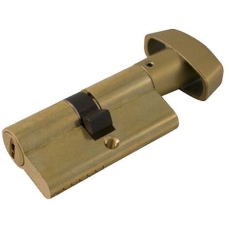 ISEO BOMBILLO R6 PUNTOS POMO PLANO DOBLE EMBRAGUE 40+30 15 LATON