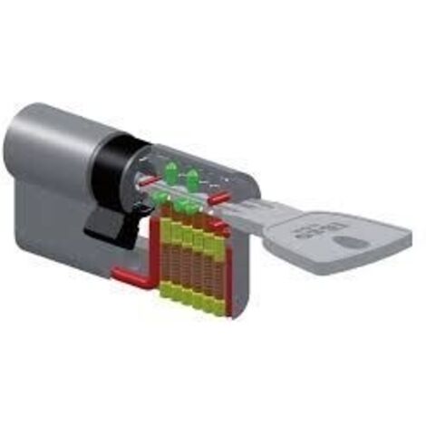 ISEO BOMBILLO R9 PUNTOS ANTIBUMPING+ANTIROTURA 50+40 15 LATON