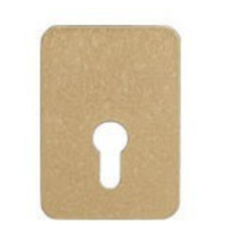 Iseo Cavers – Plaque pour porte en acier 20/10ème – Fixation stable avec 4 piliers soudés – Compatible verrous ISEO – 9701EU01SA
