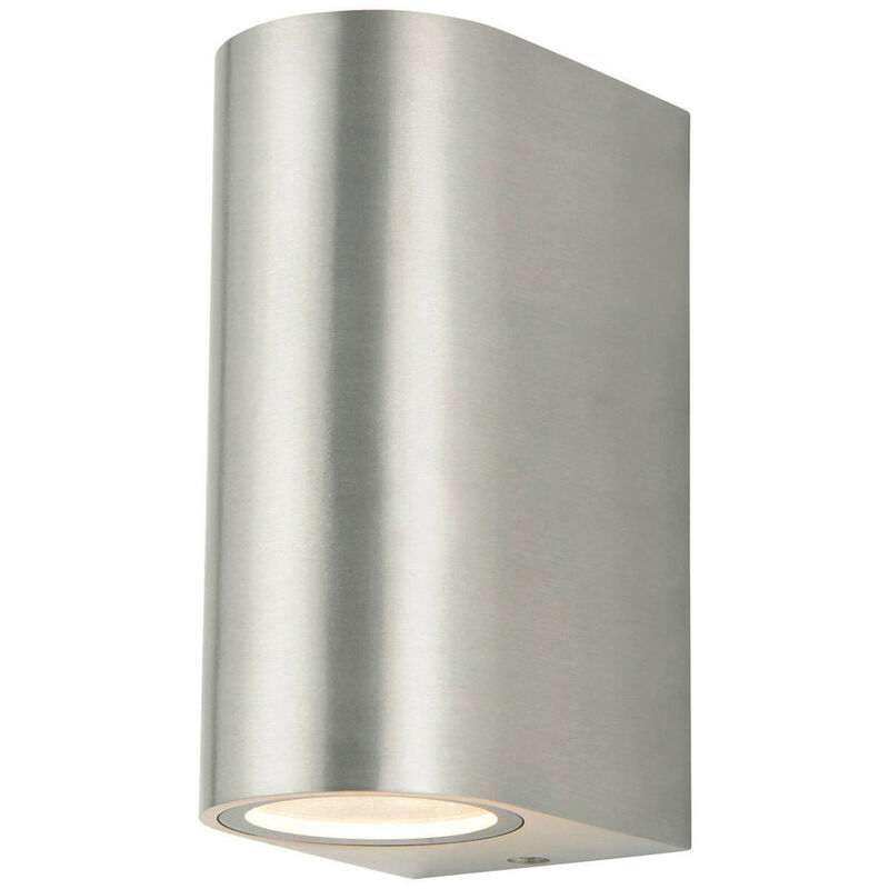 Image of Antar Outdoor Up and Down Wall Light Stainless Steel - Zinc