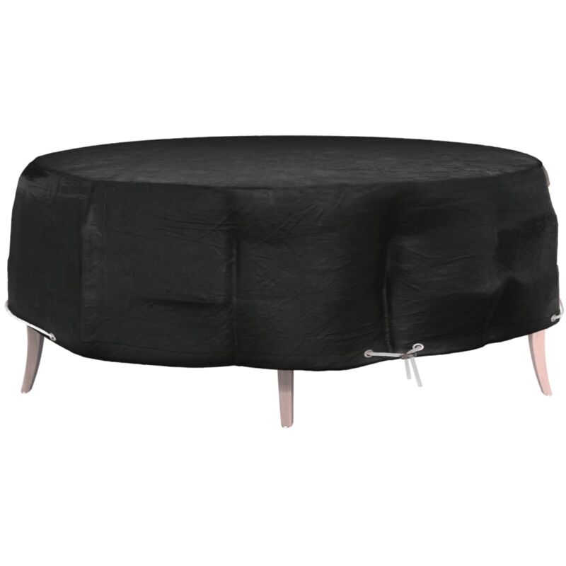 Island Lounge Cover 8 Eyelets Ø188x50 Cm Round Vidaxl
