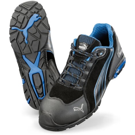 PUMA ISM Sicherheitsschuh EN20345 S3 Rio Black Low Gr.44 Veloursleder Aluminiumkappe