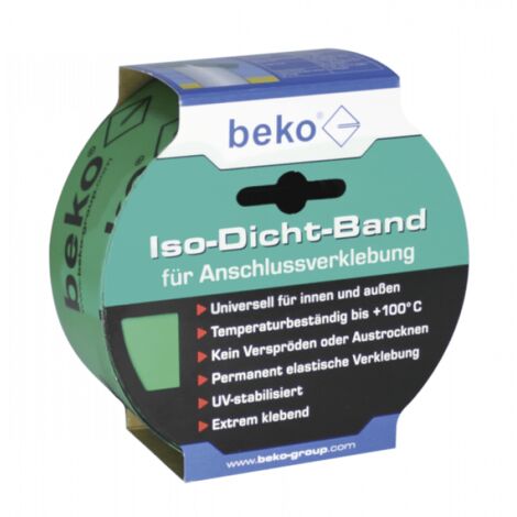 Iso-Dicht-Band 60mm x 25m für Anschlussverklebung Innen beko grün 235 310 2