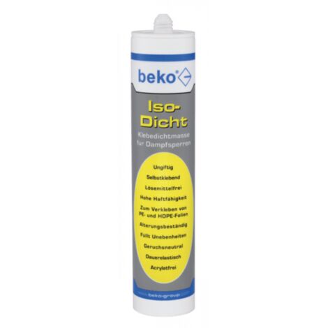 Iso-Dicht beko Klebedichtmasse für Dampfsperren blau