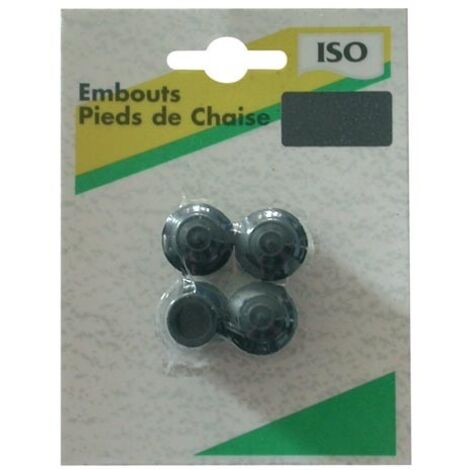 ISO - Embout patin envel.caout.noir d10 sc