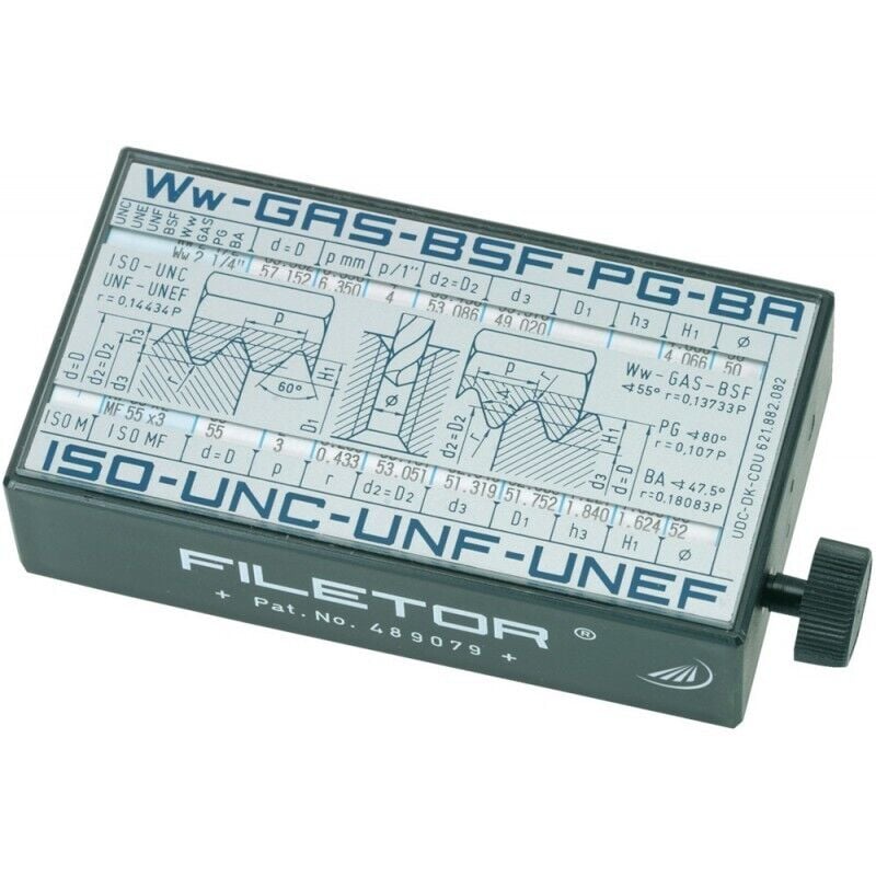 Helios Preisser - ISO-Indicateur de filetage iso Filetor