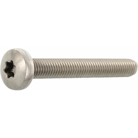 ISO14583 M 3x 6 Torx 10 Edelstahl A4 Linsenschraube (DIN7985A)
