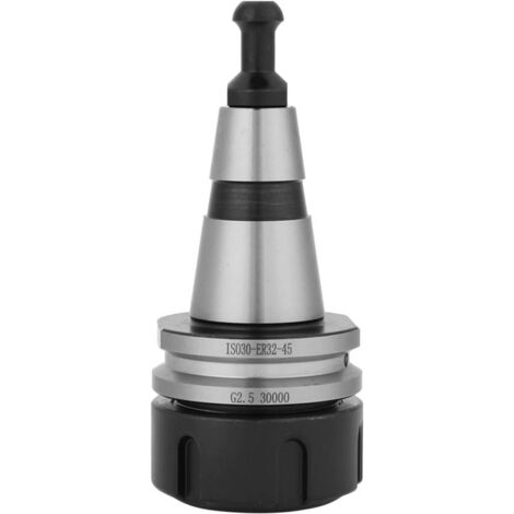 ISO30 ER32 Mandrin de serrage d'équilibrage, Mandrin à pince équilibré en acier inoxydable G2.5 30000 tr/min Porte-outil pour tour à fraisage CNC
